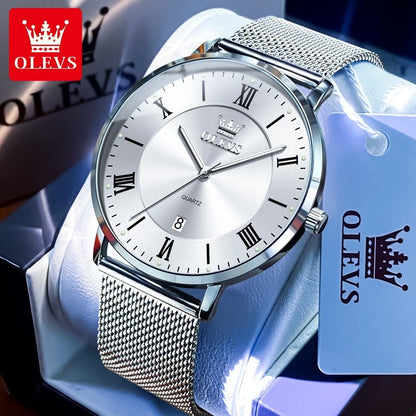 OLEVS 5623 Men’s Ultra-Thin Quartz Watch with Auto Date