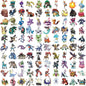 300Pcs Pokemon Cute Pikachu Stickers Charizard Album Pokédex DIY Laptop Car Luggage Kawaii Waterproof Anime Sticker Toy
