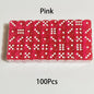 100-Pack 6-Sided Dice 14mm D6 Acrylic Rounded-Edge Transparent Dice for Board Games & DnD