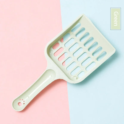 Cat Litter Scoop - Hollow Tofu Mesh Sifter, Lightweight Plastic, Multiple Colors
