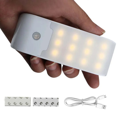 Rechargeable Motion Sensor LED Night Light – Portable Emergency Rectangular Nightlight, 10 cm (3.9 in), 5V