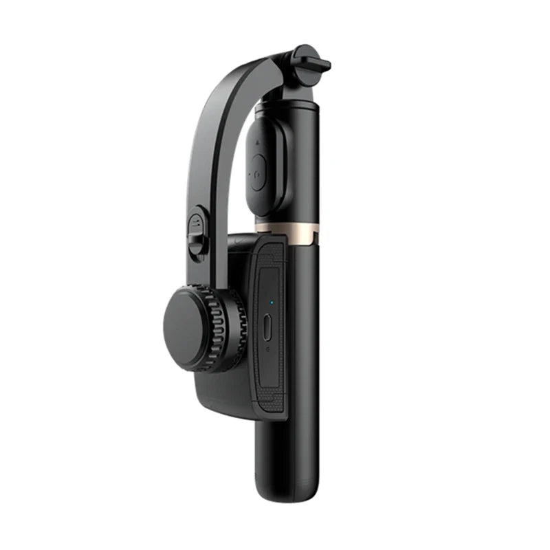 Roreta 2024 NEW Gimbal Stabilizer Selfie Stick Foldable Wireless Tripod with Bluetooth Shutter Monopod for IOS Android