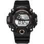 Men's Large Dial Digital Sports Watch – 55mm Waterproof Luminous Alarm Military Style