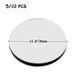 5/10pcs Acrylic Mirror Table Centerpieces, Round Decorative Display Trays for Wedding, Dining & Coffee Tables(20/30cm)