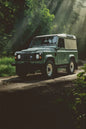 L-and-R-over Defender 90 Offroad Poster Classic Retro Automotive Poster Canvas Prints Classic Off-road Vehicle Aesthetic Print