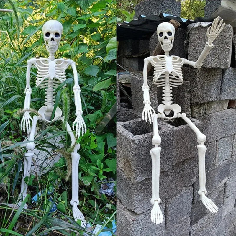 40 x 11cm Plastic Humanoid Skeleton Decoration, 1 or 2 Pieces