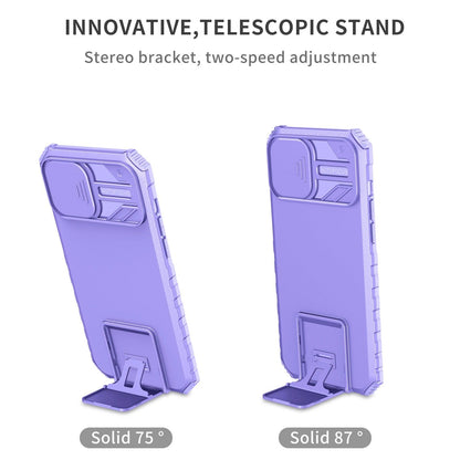STEVVEX Dual-Layer Kickstand iPhone Case - 8 Colors, 4-Corner Protection, iPhone 11, 12, 13 & SE Series