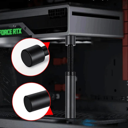 Magnetic Graphics Card Holder Telescopic Rotating Vertical GPU Support Bracket