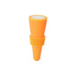 Silicone Wine Bottle Stopper with Stainless Steel Top - Leakproof Reusable Champagne & Beverage Sealer