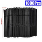 Multicolor Flexible Plastic Drinking Straws — Reusable Cocktail & Boba Straws 8.3 in (21 cm) x 0.2 in (5 mm) — Packs 50–6000 for Parties & Weddings