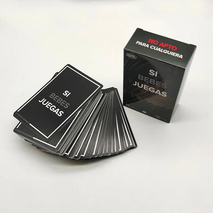 New Arrival Paper Board Game Drinking Cards Game In Spanish Adult Drunk Card For Party