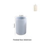 Cylinder Silicone Mold for 3D Scented Candle and Soap Making - DIY Resin, Wax & Plaster Crafts