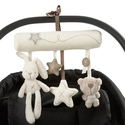 Hanging Rabbit Baby Hand Bell Plush Stroller Toy