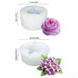 1 Reusable Rose S1-Pack Rose Silicone Mold for Soap, Candle, Clay & Plaster Crafts, Layered Petal Realistic Center, Flexible Reusable DIY Mold