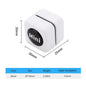 Mini Square Magnetic Aquarium Glass Cleaner Scratch-Resistant Brush for Small Fish Tanks