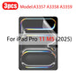 3-Pack Paper-Like Matte PET Screen Protector for iPad Air & Pro — 10.5–12.9 in (26.7–32.8 cm), Anti-Glare Pen-Friendly
