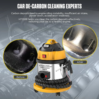 AUTOOL HTS558 Walnut-Shell Engine Intake Carbon Cleaning Machine