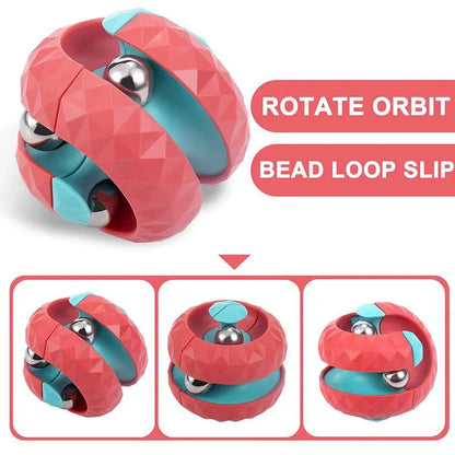 Orbit Ball Fidget Toy – Spinning Cube Stress Relief Puzzle for Kids & Adults