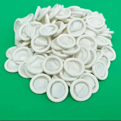 Sterile Disposable Powder-Free Latex Finger Cots - Fingertip Protectors for Watch Repair and Electronics