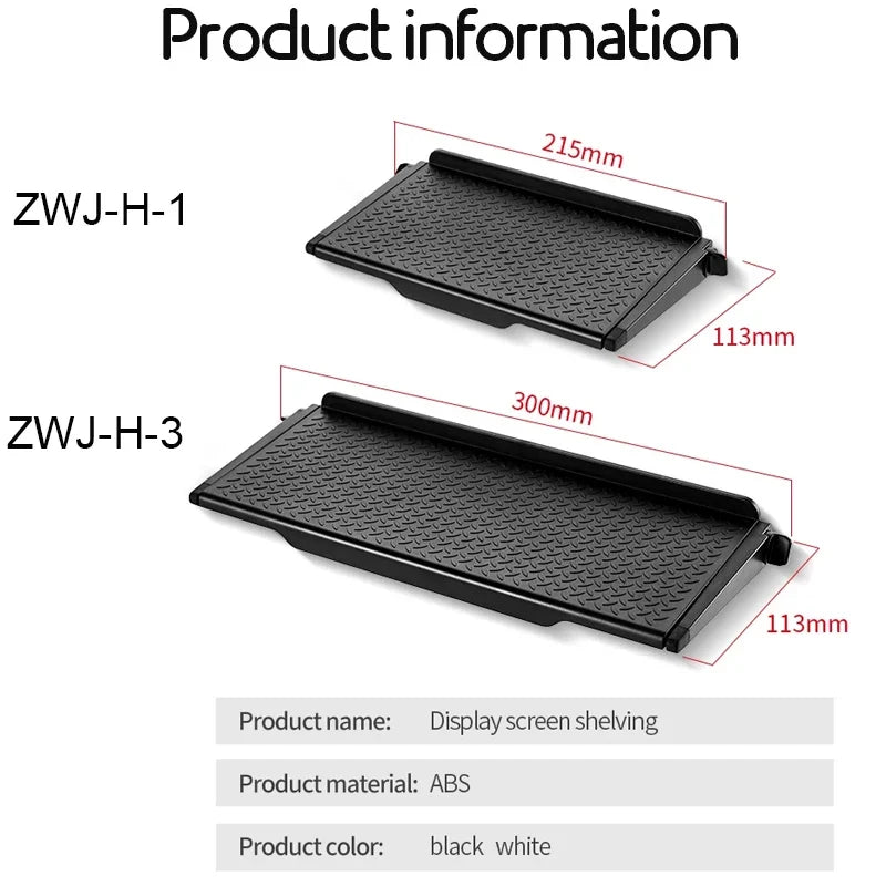 TV Screen Top Storage Shelf Adjustable Monitor Storage Rack Computer Desktop Display Stand TV Router Storage Rack Home Organizer