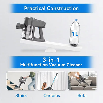 DEVOAC N300 Cordless Stick Vacuum, 6-in-1 Handheld Cleaner