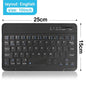 Bluetooth Compact 59-Key Wireless Keyboard for iPad Air/Pro/Mini & Tablets – Rechargeable, Micro USB, 7–13 Inch (17.8–33 cm) Compatible