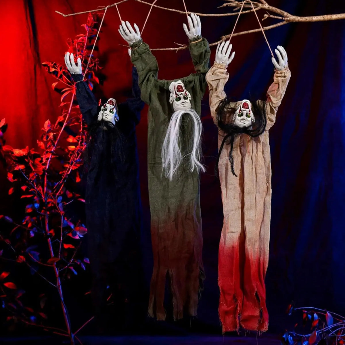Halloween Hanging Skull Dolls - A, B, C or 3PCS