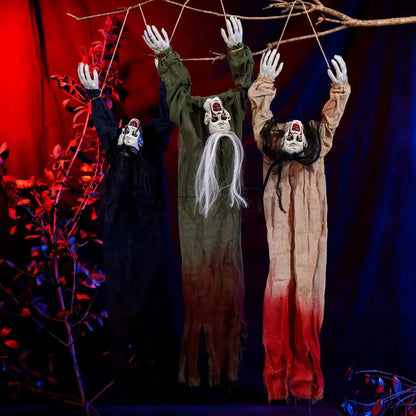 Halloween Hanging Skull Dolls - A, B, C or 3PCS