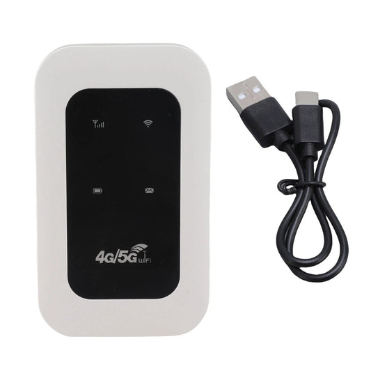 Portable 300Mbps 4G WiFi Hotspot Plug and Play Support 10 Devices Travel Mobile Hotspot with SIM Card Slot for Motorhome