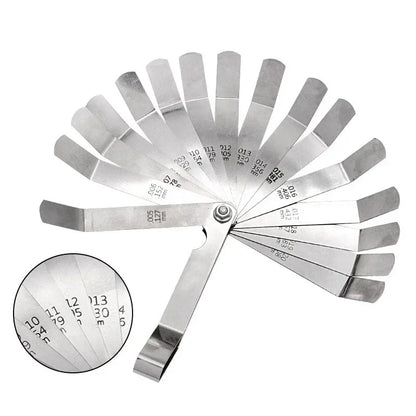 Motorcycle Engine Valve Screw Adjusting Spanner Tool Valve clearance adjustment tools + Feeler gauge 0.005 - 0.020 inch