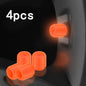 Luminous Tire Valve Caps - 6-Color LED Glowing Wheel Valve Caps for Car & Motorcycle (4/8/20-Pack)