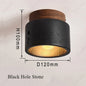 New European LED Yellow Cave Ceiling Lamp Cream Wind Corridor Porch Living Room Balcony Bedroom Lighting