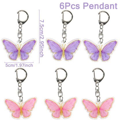 5pcs Jungle Animal Keychains Safari Animal Keychains Lion Giraffe Elephant Key Chains Animal Theme Decor for Baby Shower Party