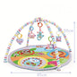 Baby Activity Gym Play Mat with Toy Rack – Educational Crawling Blanket & Infant Sensory Rug