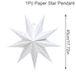 30-75cm Hollow Star Hanging Pendant Eid Mubarak Christmas Ramadan Decoration 2024 Islamic Muslim Party Decor Ramadan Kareem Gift