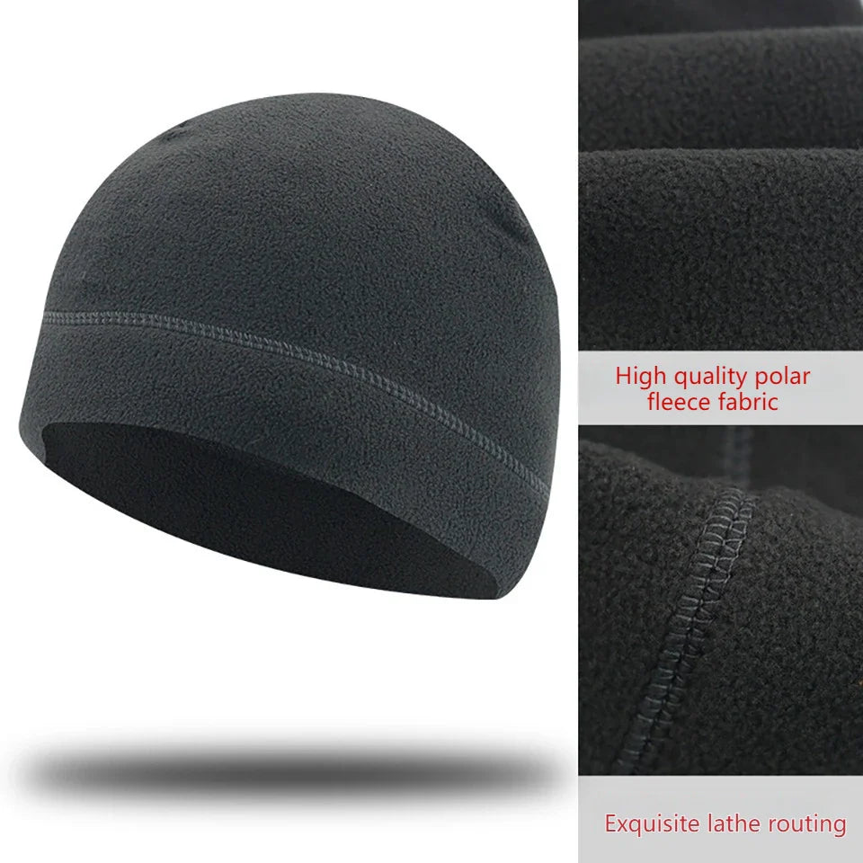 KoKossi Winter Fleece Windproof Cap – Warm Outdoor Sports Hat for Men, Thermal Ski, Cycling, Hiking & Camping Beanie