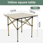 Portable Roll-Up Folding Camping Table with Carry Bag – Lightweight Outdoor Picnic & BBQ Table – 95cm / 120cm (37.4" / 47.2")