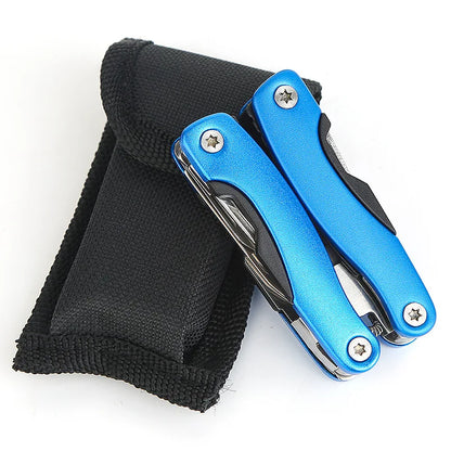 9-in-1 Stainless Steel Multi-Tool Pliers – Portable Camping & Survival Tool
