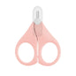 Baby Safety Nail Clippers & Scissors - Mini Stainless Steel Rounded Tip Trimmer for Newborns and Infants
