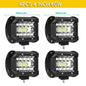 LED Light Bar 4/7/12/15/17/20 in (102/178/305/381/432/508 mm) 60–500W 10–32V IP67 Waterproof Flood/Spot Driving Off-Road Truck ATV SUV Boat