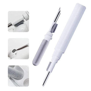 Wireless Earbud Cleaning Pen 3-in-1 – Metal Tip, Microfiber Brush & Flocking Sponge Cleaner for Earbuds, Cases & Charging Ports