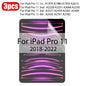 3-Pack Paper-Like Matte PET Screen Protector for iPad Air & Pro — 10.5–12.9 in (26.7–32.8 cm), Anti-Glare Pen-Friendly