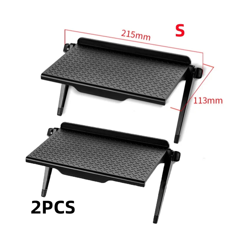 TV Screen Top Storage Shelf Adjustable Monitor Storage Rack Computer Desktop Display Stand TV Router Storage Rack Home Organizer