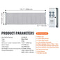 VEVOR Retractable Baby Gate Tall Mesh Baby Gate Extends up to  Wide Retractable Gate for Kids or Pets Retractable Dog Gates