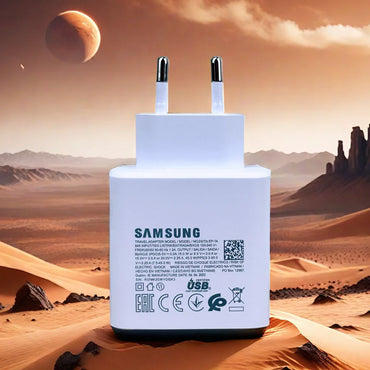45W Super Fast USB-C GaN Charger – EU Certified Fast Charge Adapter for Flagship & Foldable Smartphones (USB PD, Quick Charge)