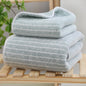 Quick-Drying Coral Fleece Bath Towel Set – Thick Absorbent Pool & Sports Towels 35x75cm (13.8x29.5in) & 70x140cm (27.6x55.1in)