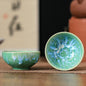 45ml (1.5 fl oz) Mini Jianzhan Kiln-Glazed Ceramic Tea Cup Kung Fu Teacup & Espresso Cup