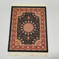 Woven Persian Flower Mouse Pad 9.1 x 7.1 in (23 x 18 cm) Non-Slip Rubber Desk Mat with Fringe — Retro Style
