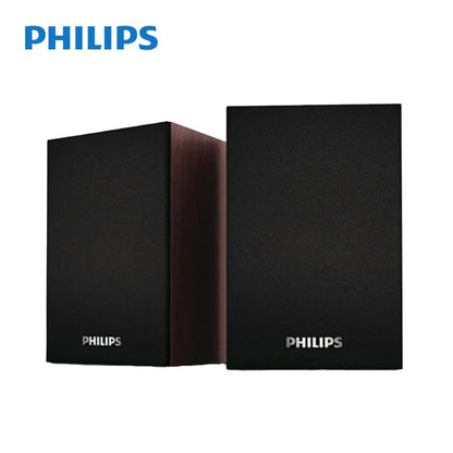 Bluetooth 5.3 HiFi Speaker 2.0 Stereo USB Powered Wooden Subwoofer for PC & Mobile