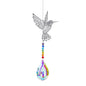 Animal metal sheet butterfly pendant crystal ball prism sun catcher DIY hanging decoration window decoration garden sun catcher